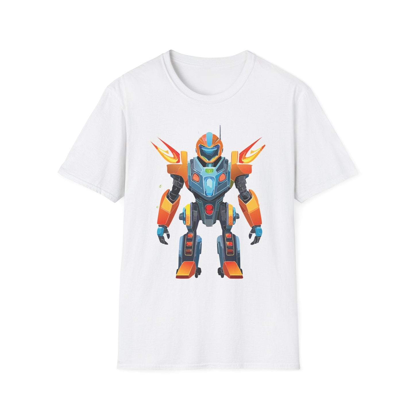 Cyborg Tee Unisex Robot Shirt Terminator Graphic Short Sleeve Tee Gildan Softstyle 64000 Cotton