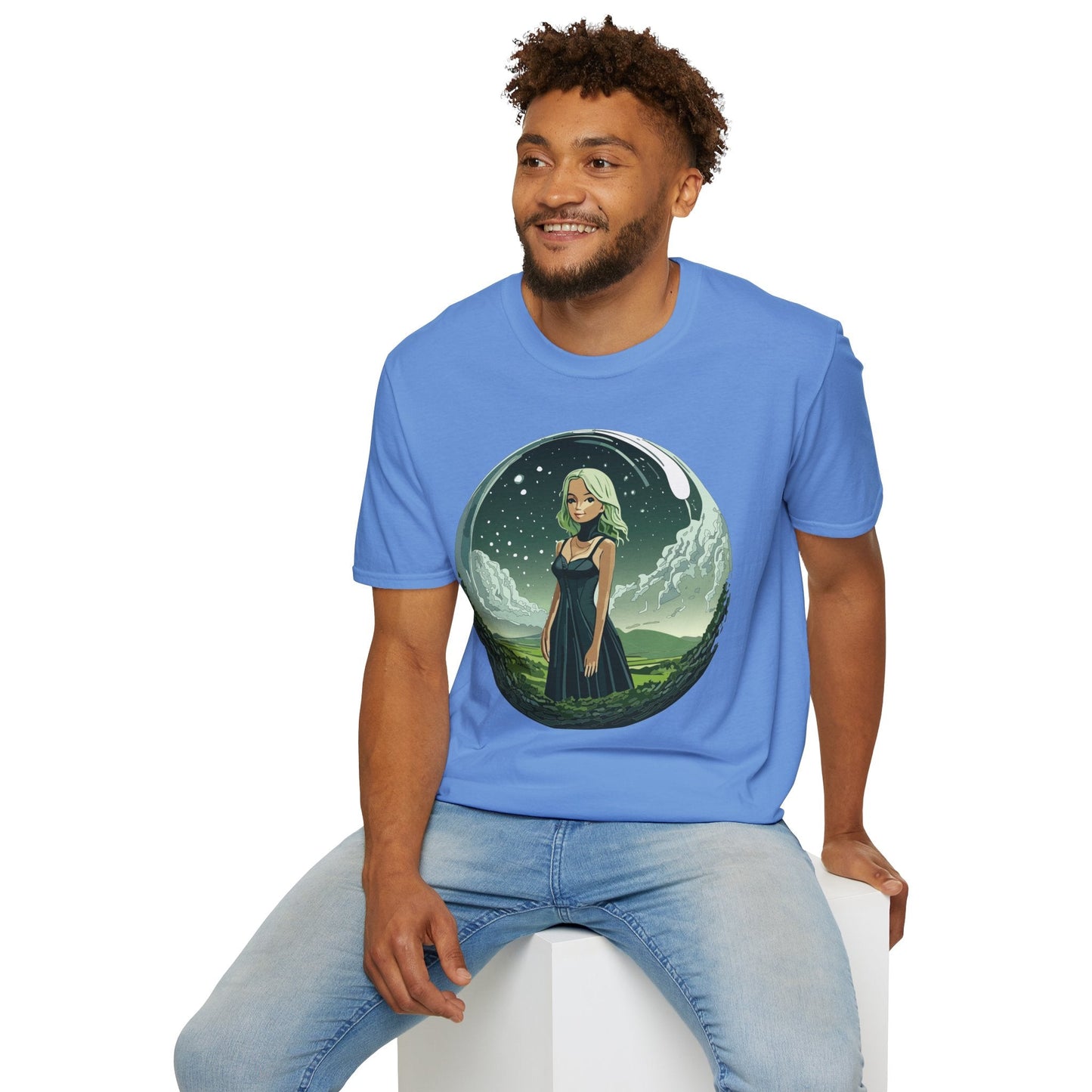 Womens Graphic T Shirt Art Design Tee Ladies Short Sleeve Softstyle 64000 Cotton Ring Spun