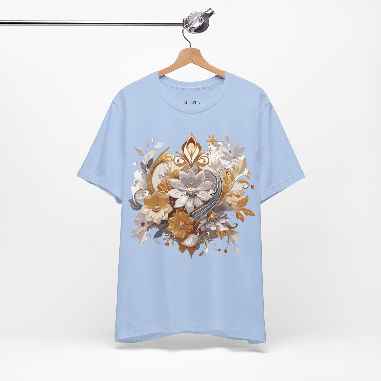 Adelpha Vintage Inspired Unisex Graphic Tee Short Sleeve Jersey Art Design Premium Casual Wear