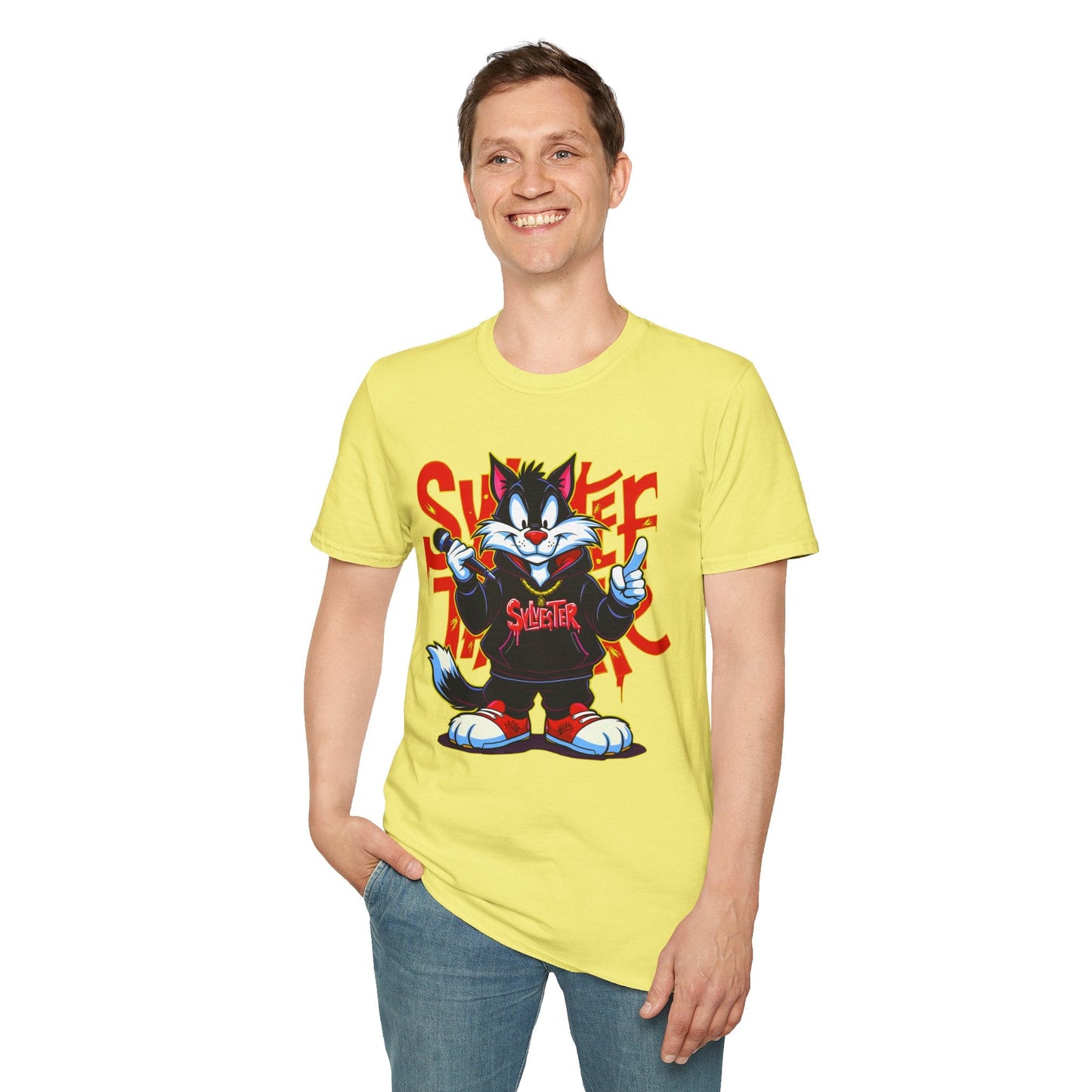 Gildan Softstyle Unisex T Shirt 100 Percent Ring Spun Cotton Cartoon Animation And Funny Animals Tee
