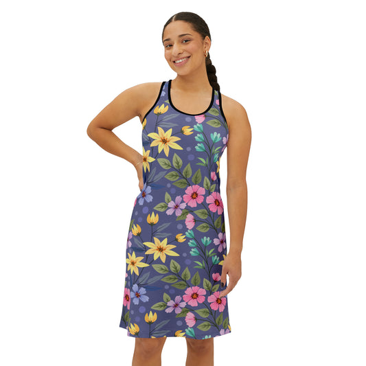 Sommerkleid mit floralen Prints