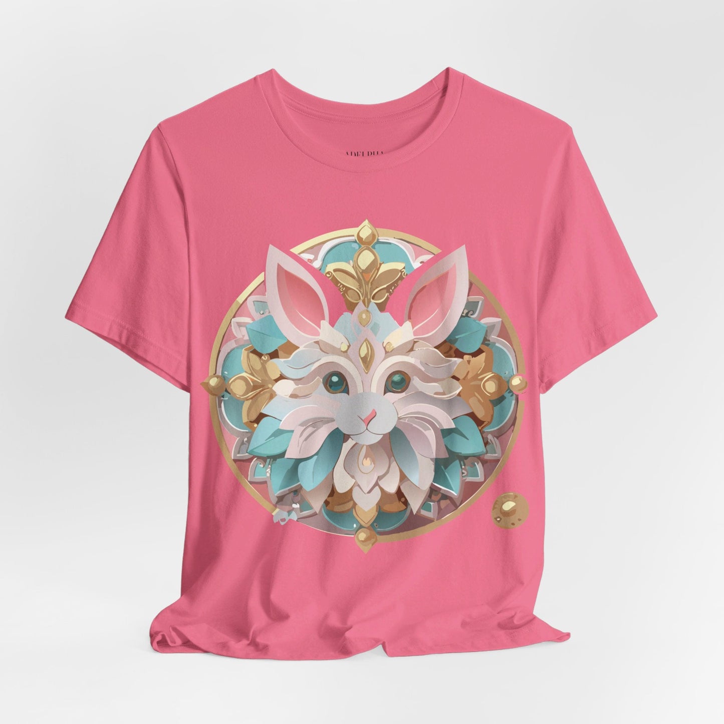 Medallion Graphic Unisex 100 Cotton Vintage Animal Medal Artwork Tee 88