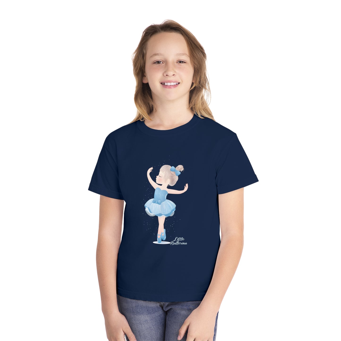 Youth Tee Shirt with Little Ballerina