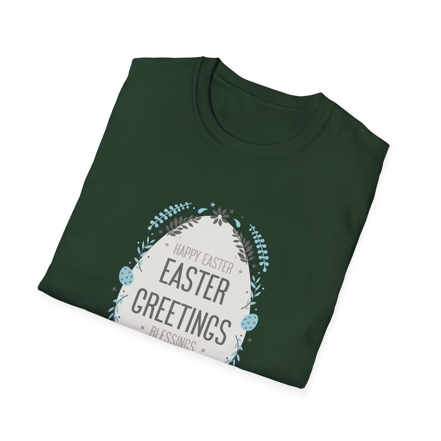 Gildan Easter Unisex Softstyle 64000 T Shirt With Easter Print Design Short Sleeve Tee Edition