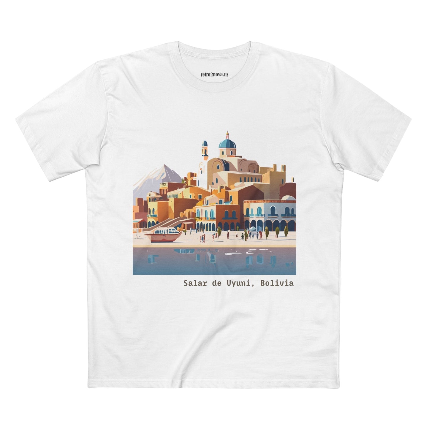 Bolivia Travel Shirt Unisex Premium Cotton Art Tee TT17 Retro2Nova Original Art Design Collection