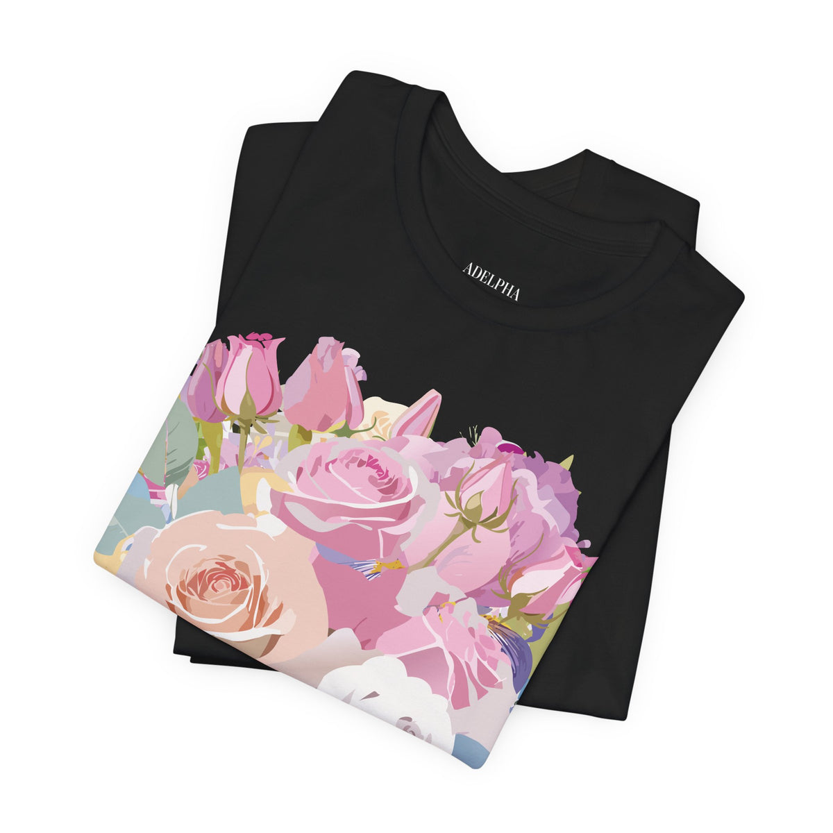 Floral Graphic Tee Shirt - Bella+Canvas Unisex 100 Cotton 11