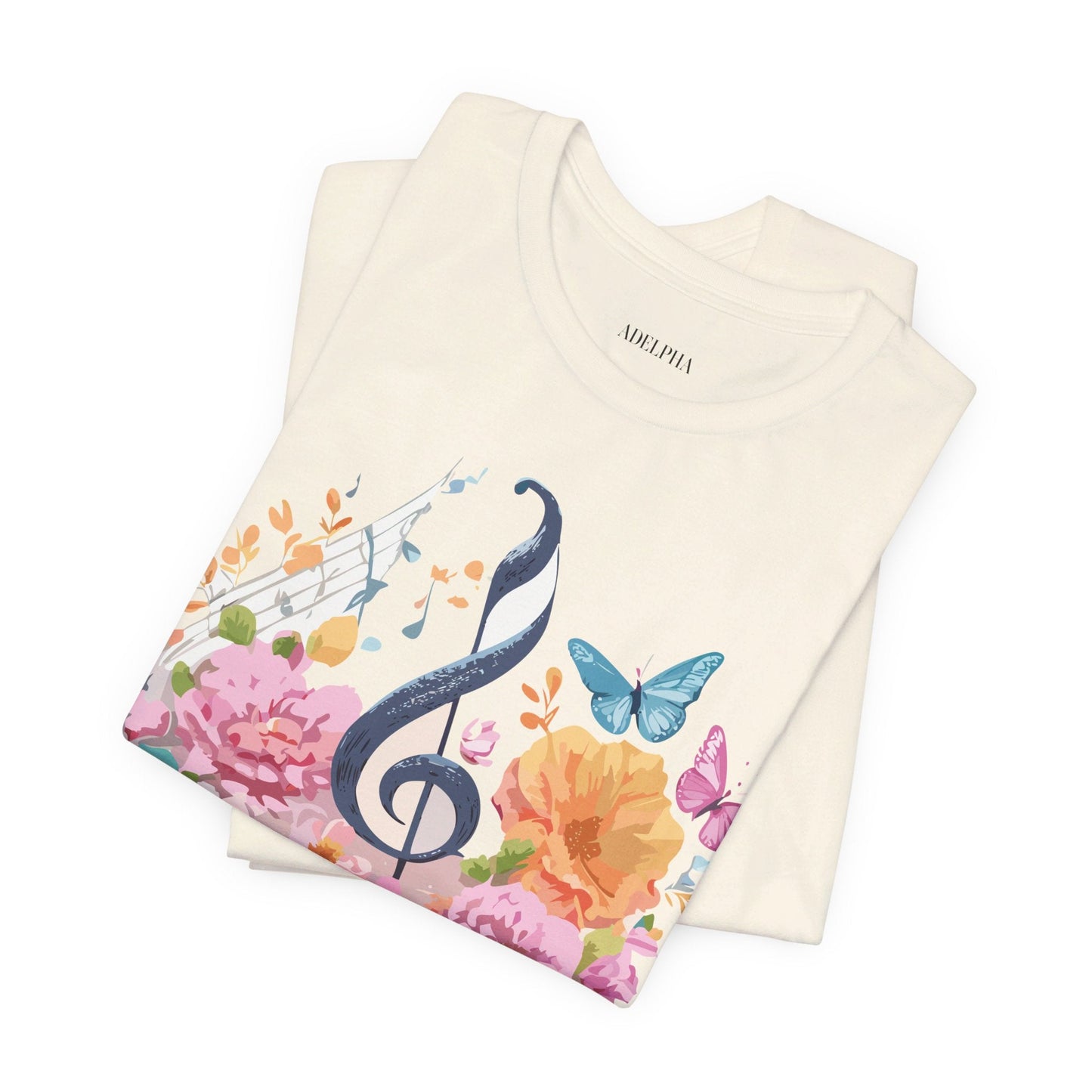 Adelpha Graphic T Shirt Unisex Jersey Short Sleeve Vintage Inspired Artwork Music Tee