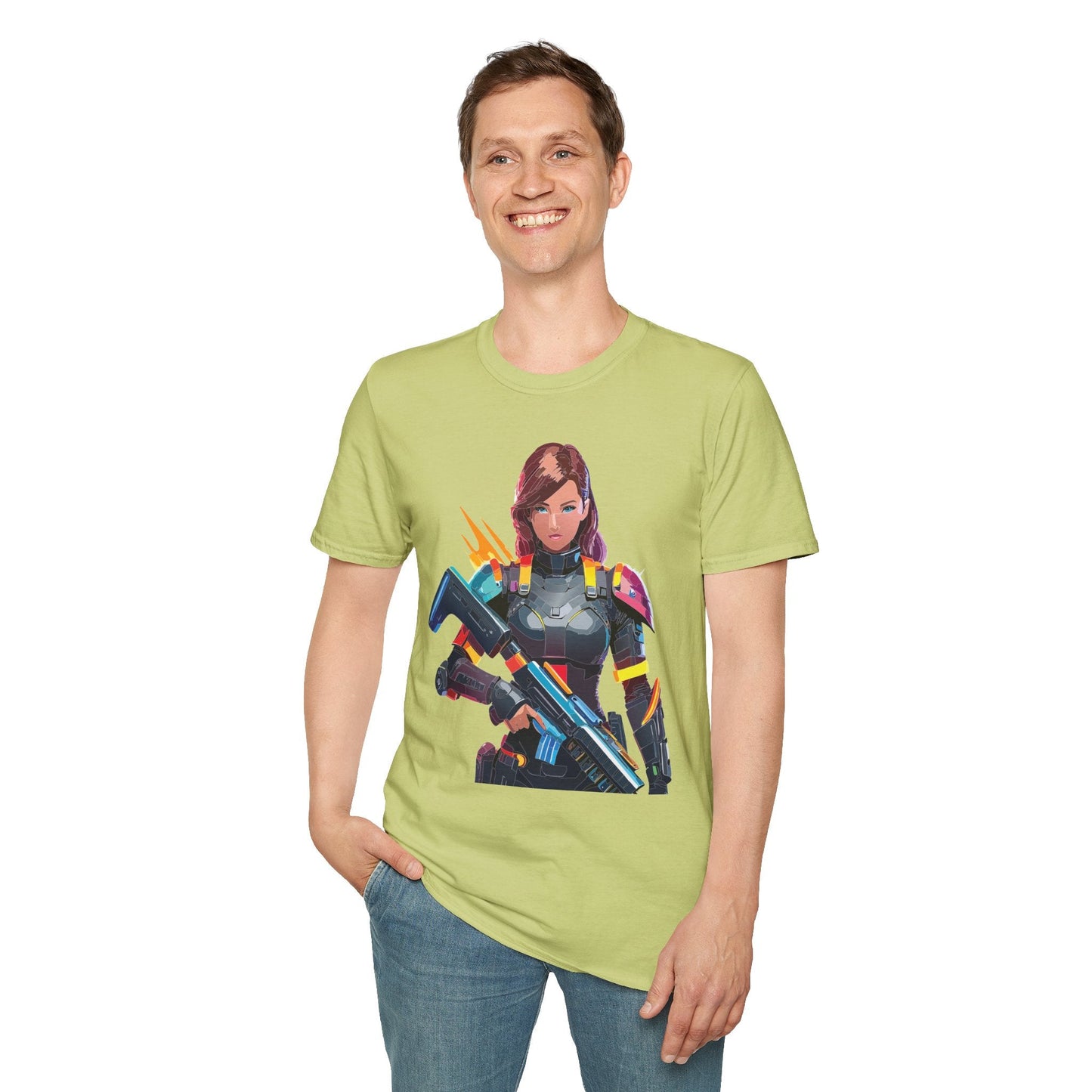 Robocop T Shirt Unisex Gildan Softstyle 64000 100 Percent Ring Spun Cotton Tee Casual Wear