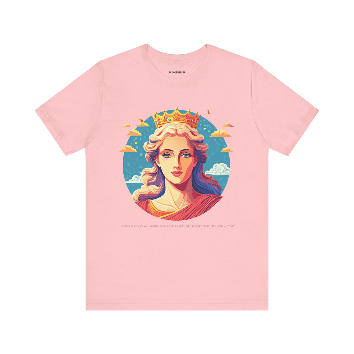 Goddess Graphic Unisex Cotton Bella+Canvas Tee with Venus