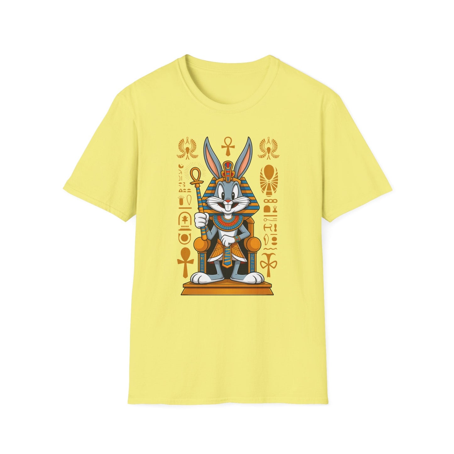 Bugs Bunny T Shirt Unisex Softstyle 64000 Cartoon Animation Tee Ring Spun Cotton