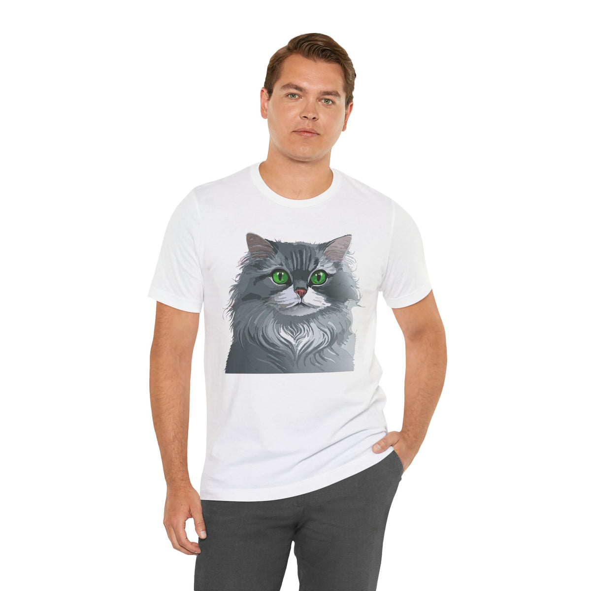 Wild Animals  Graphic Unisex Cotton Bella+Canvas Tee with Art Animal Design ab42