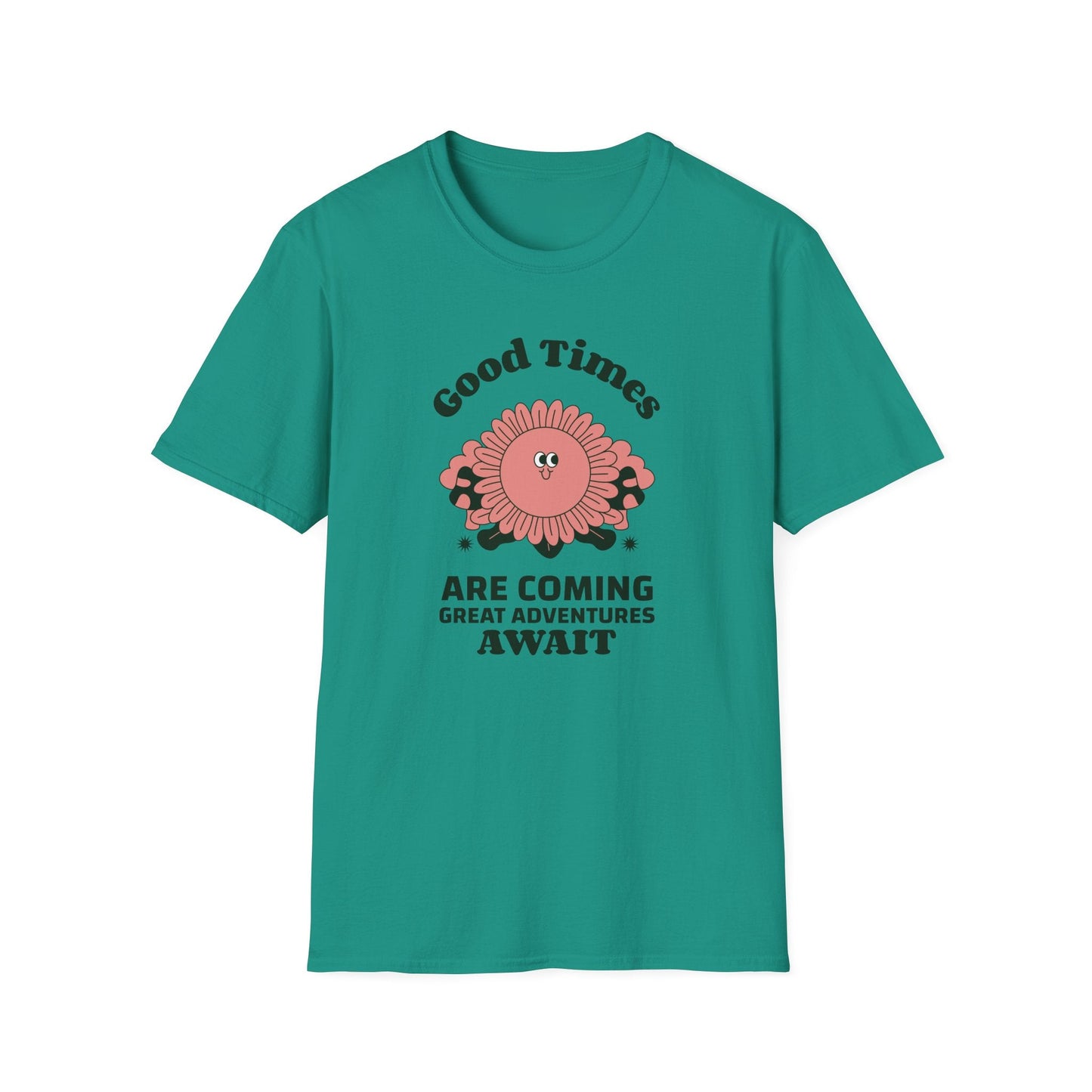 Positive Slogan T Shirts With Positive Words And Good Quotes Unisex Softstyle Cotton Tee Gildan 64000 Ring Spun