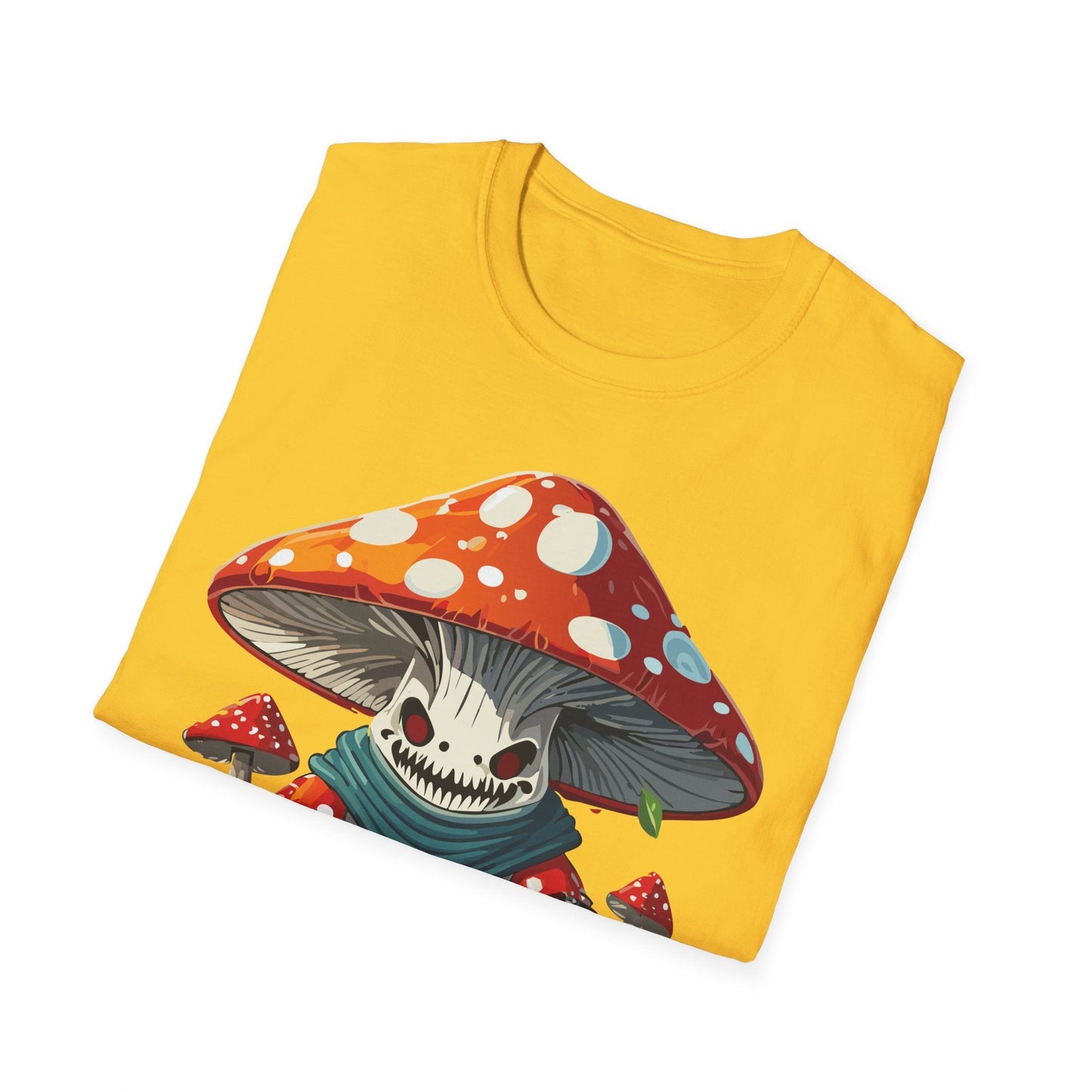 Unisex Mashroom T Shirt Funny Fungus Inspired Design Gildan Softstyle 64000 Tee Shirt