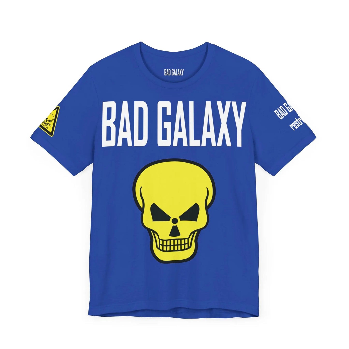 Bad Galaxy Skull T Shirt Made To Order 100 Percent Cotton Eco Friendly Inks USA Designed