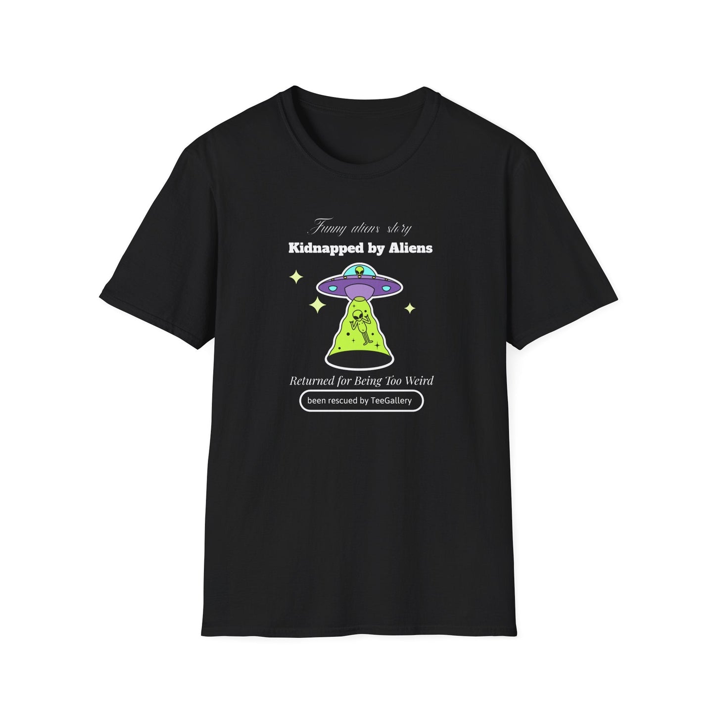 Alien Abduction Graphic Tee  Kidnapped by Aliens Funny UFO Shirt