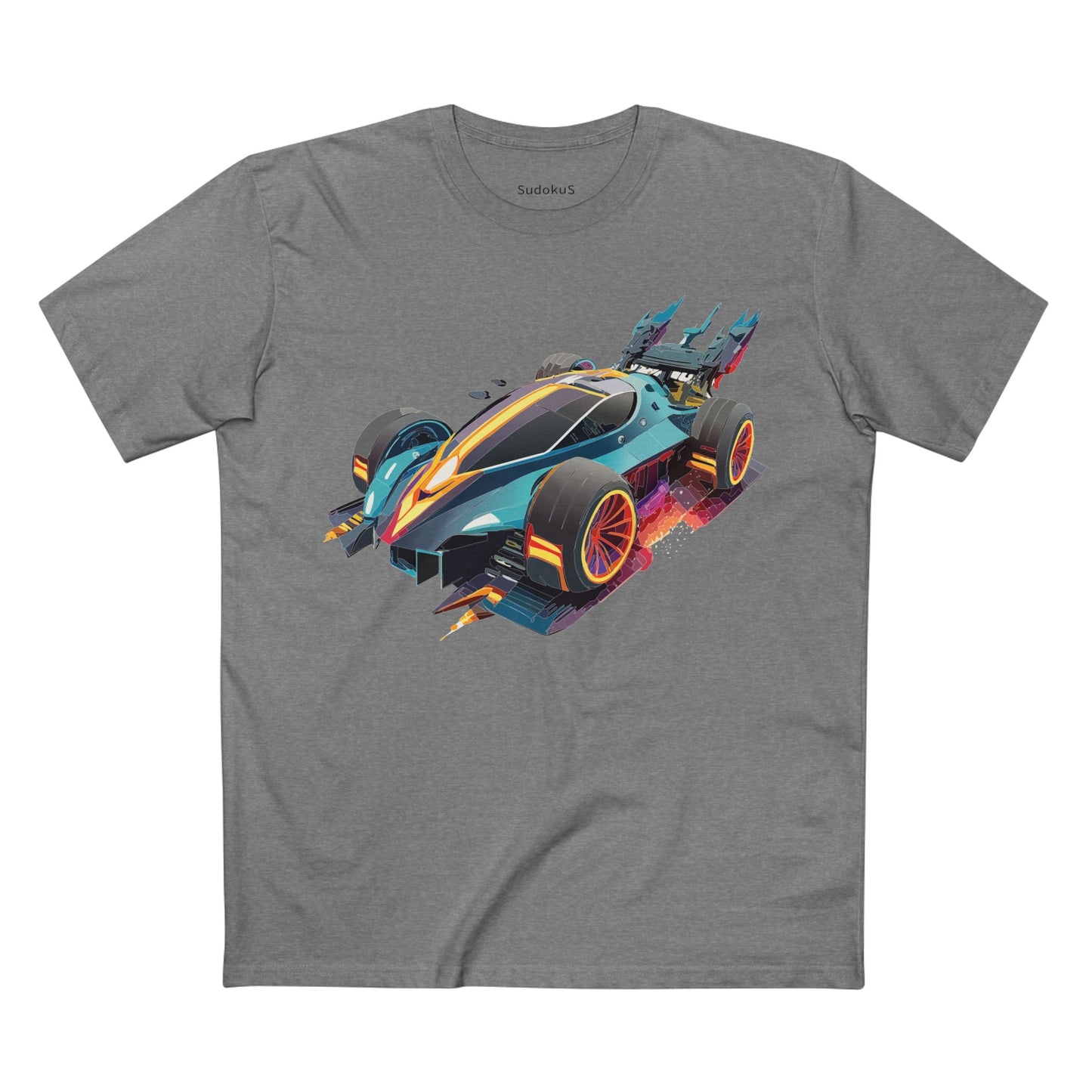 Car Graphic Unisex 100 Cotton Staple Tee 20