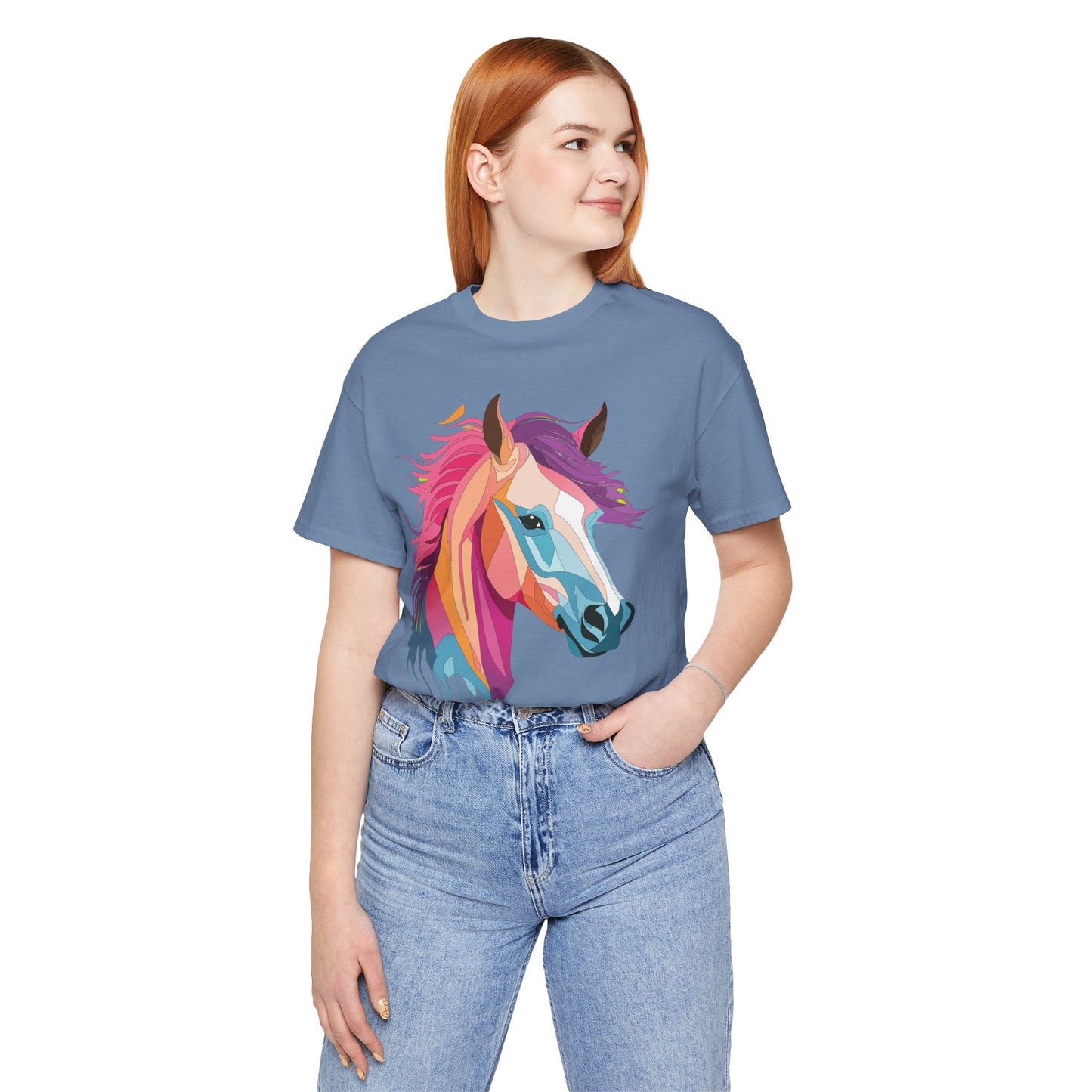 Unisex Animal Shirt Art Design Short Sleeve With Wild Animals Graphic Print Comfort Tee