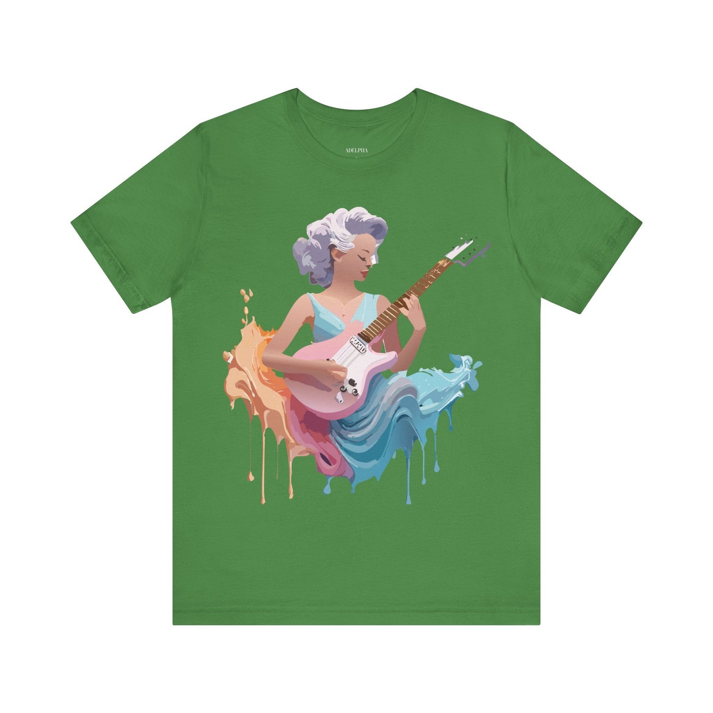 Music Graphic Tee Unisex Jersey Short Sleeve Adelpha Art Design Vintage Inspired Artwork