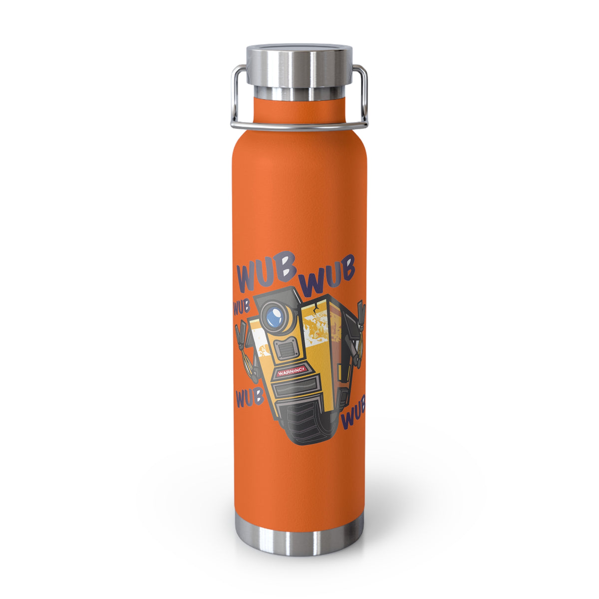 22oz Copper Insulated Water Bottle with Cartoon Design - CV63