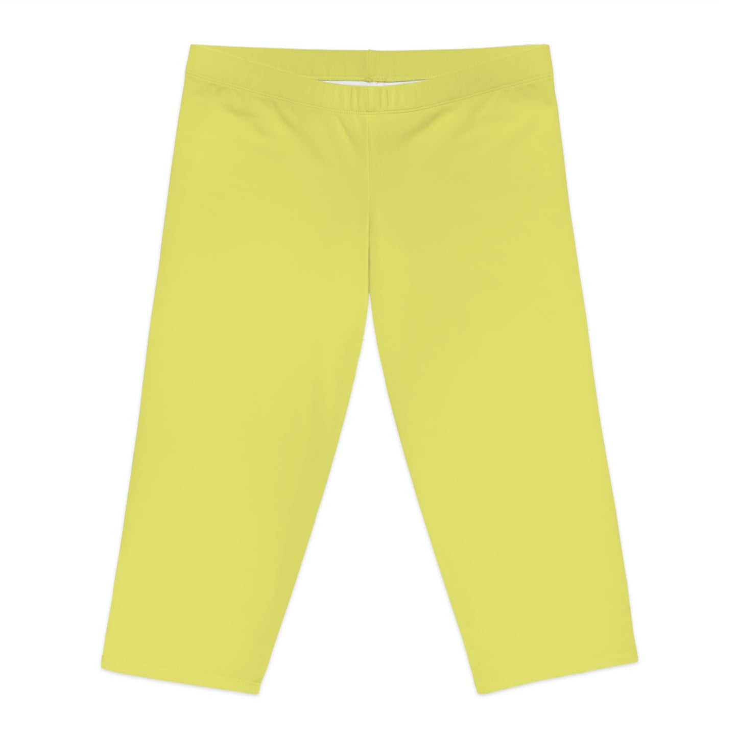 黃色七分緊身褲，黃色七分緊身褲