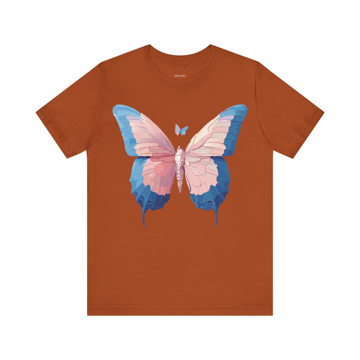 Butterfly Graphic Unisex Cotton Bella+Canvas Tee with Art Design n94