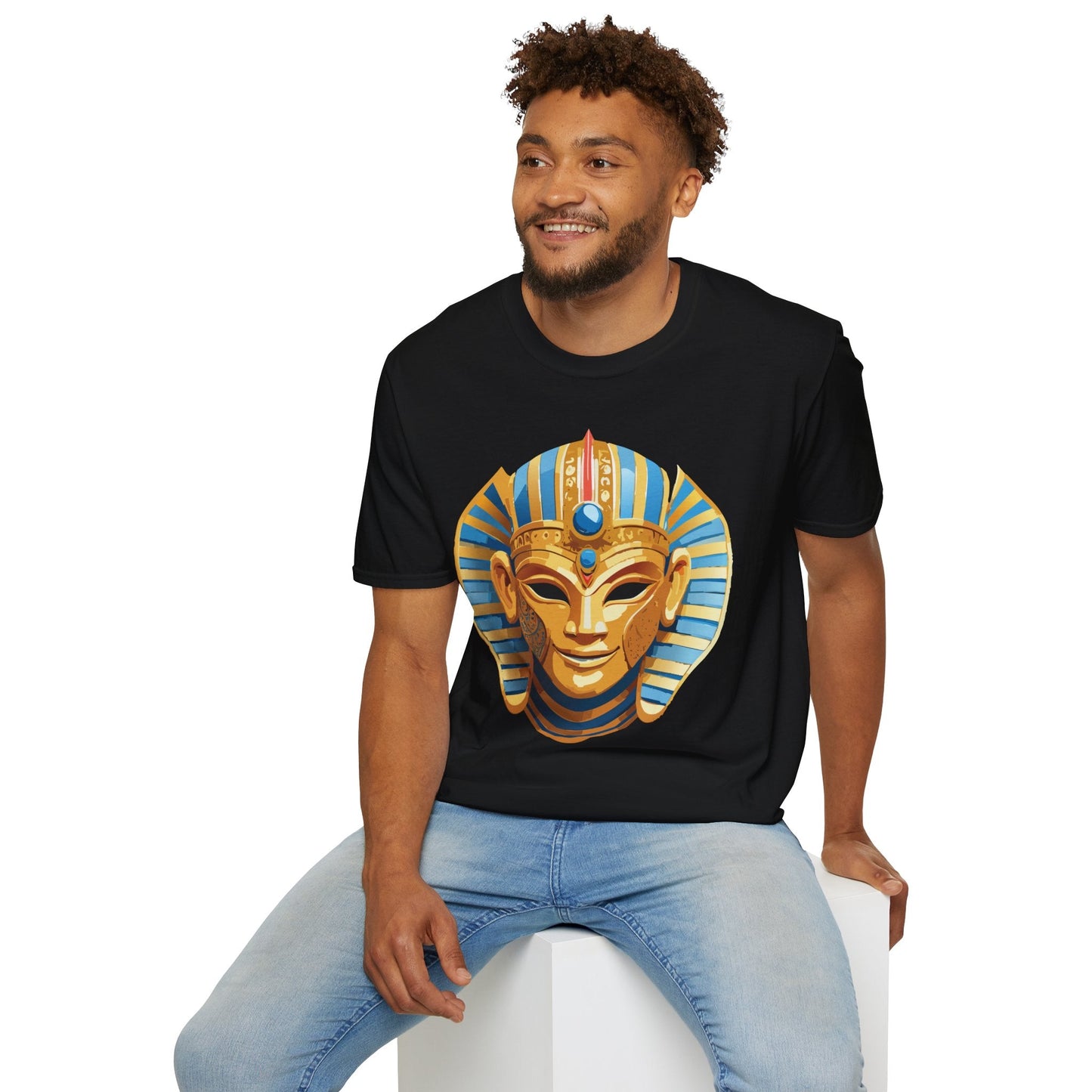 Mask Tee Shirt Unisex Masquerade Tee Softstyle Ring Spun Cotton Comfort For Everyday Wear