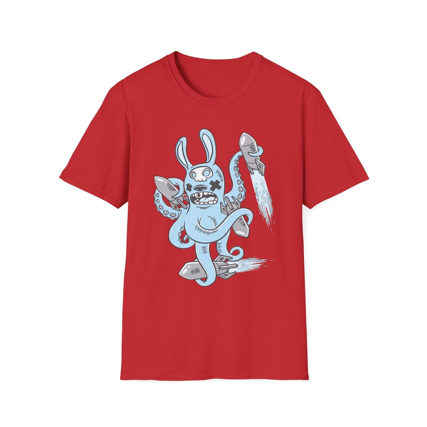 Cartoon T Shirt Unisex Animation Tee Funny Art Design Gildan Softstyle 64000 Premium Cotton