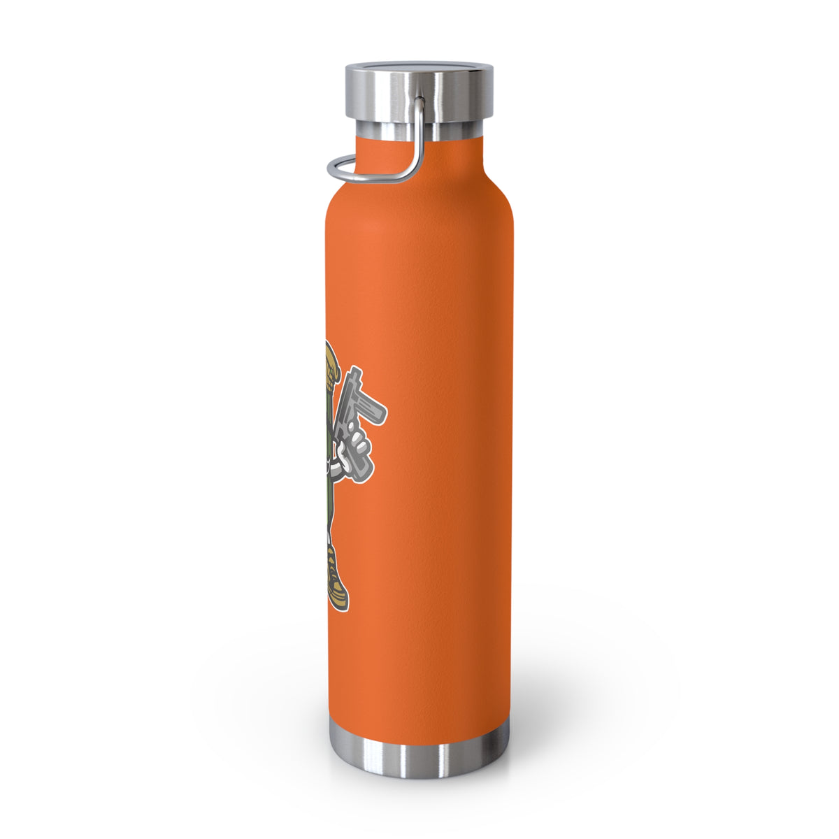 22oz Copper Insulated Water Bottle with Cartoon Design - CV13