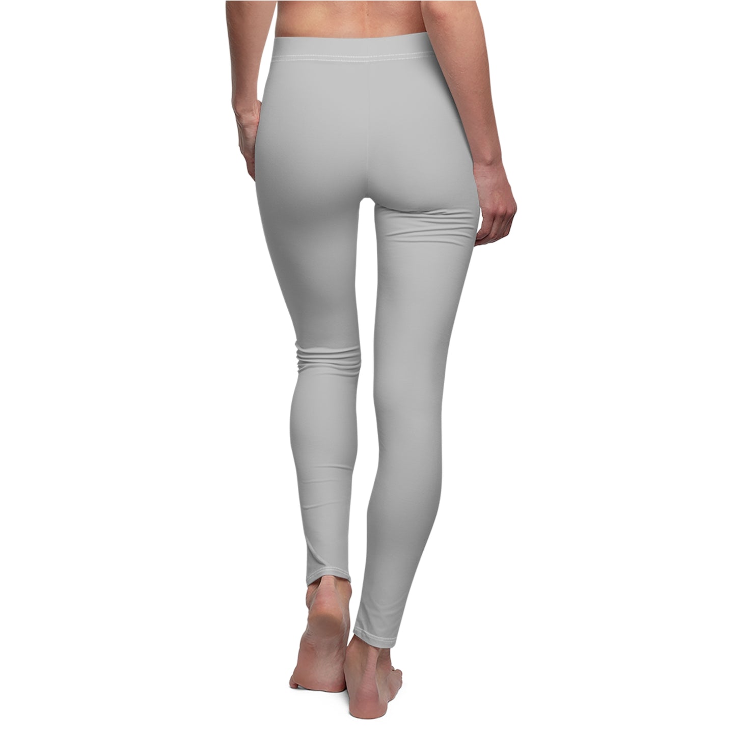 Silver 2 Color Women's Poly Span Yoga Leggings XS-2XL