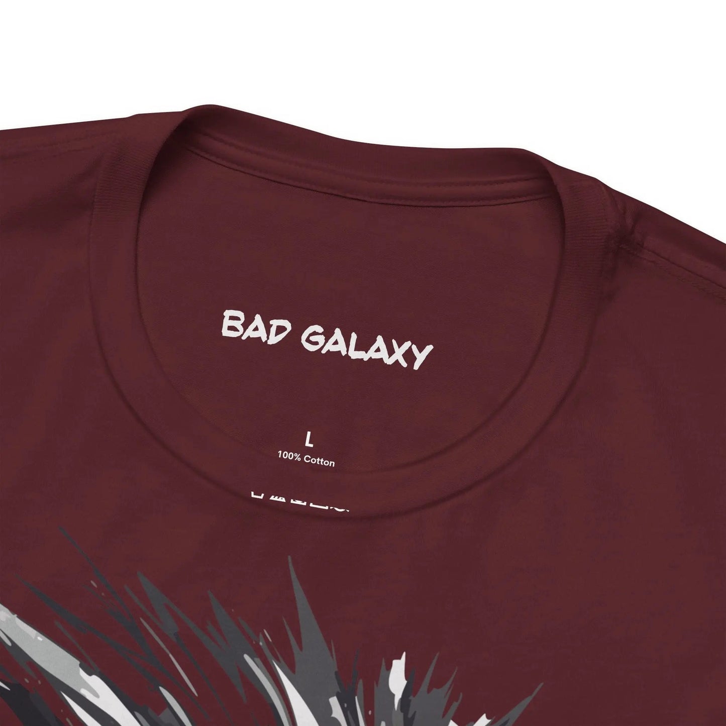 Bad Galaxy Punk Rock Tee Shirt Lightweight Fabric Made To Order 100 Percent Cotton Eco Friendly Inks