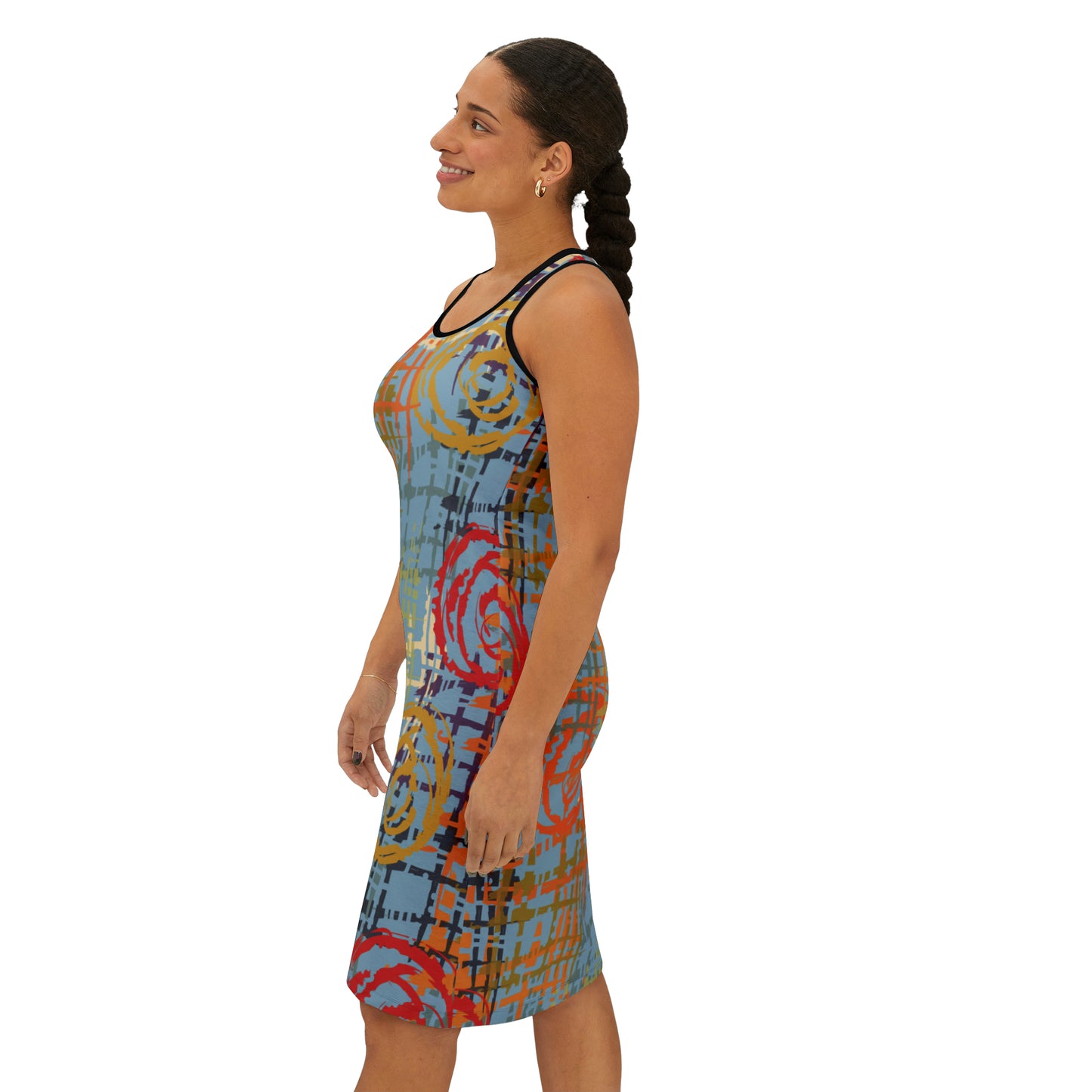 Summer Dress with Abstract prints