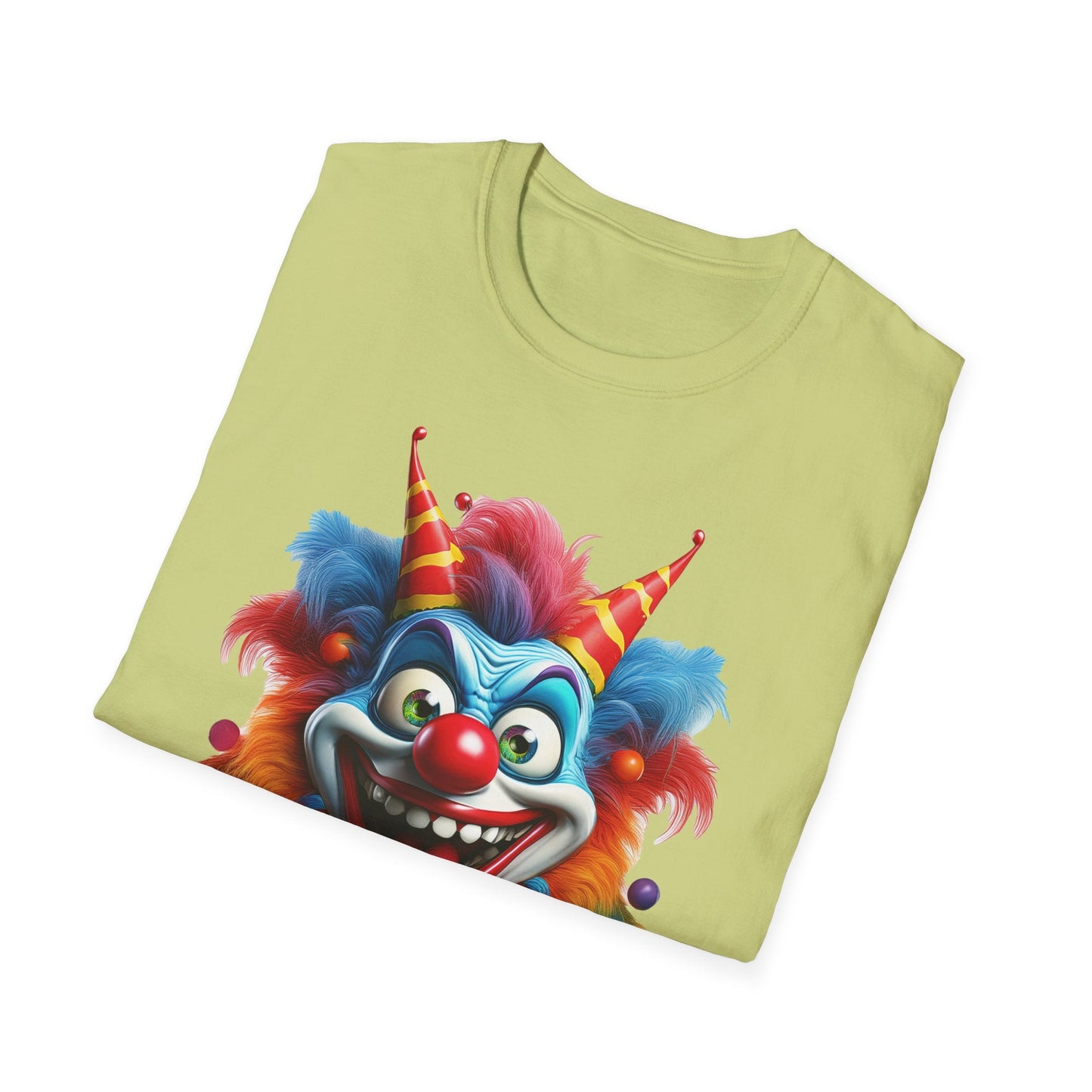 Clown Shirt For Men And Women Funny Circus Tee Scary Man Shirt Unisex Softstyle Tee