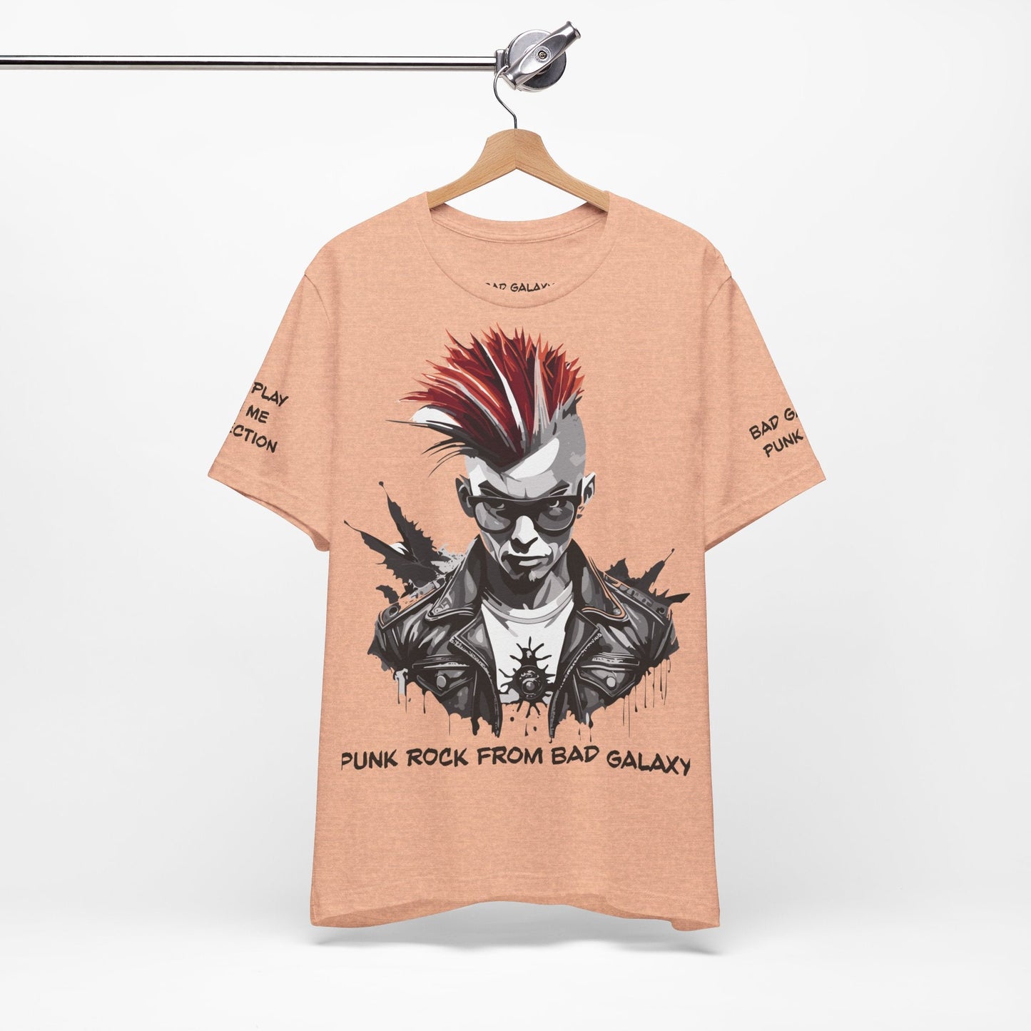 Punk Rock Tee Shirt Made In USA Free Shipping 100 Percent Cotton With Durable Stitching