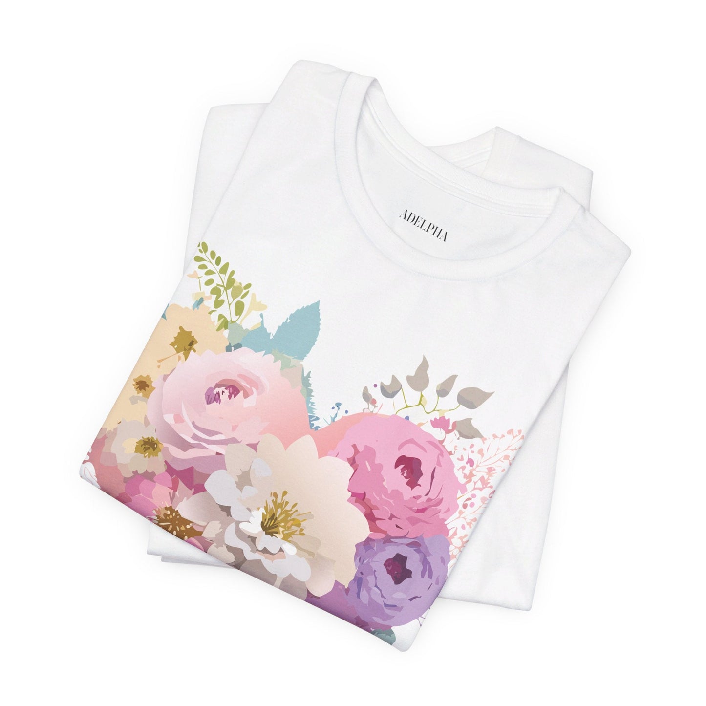 Valentine Graphic Tee Unisex Short Sleeve Shirt With Adelpha Vintage Artwork Design
