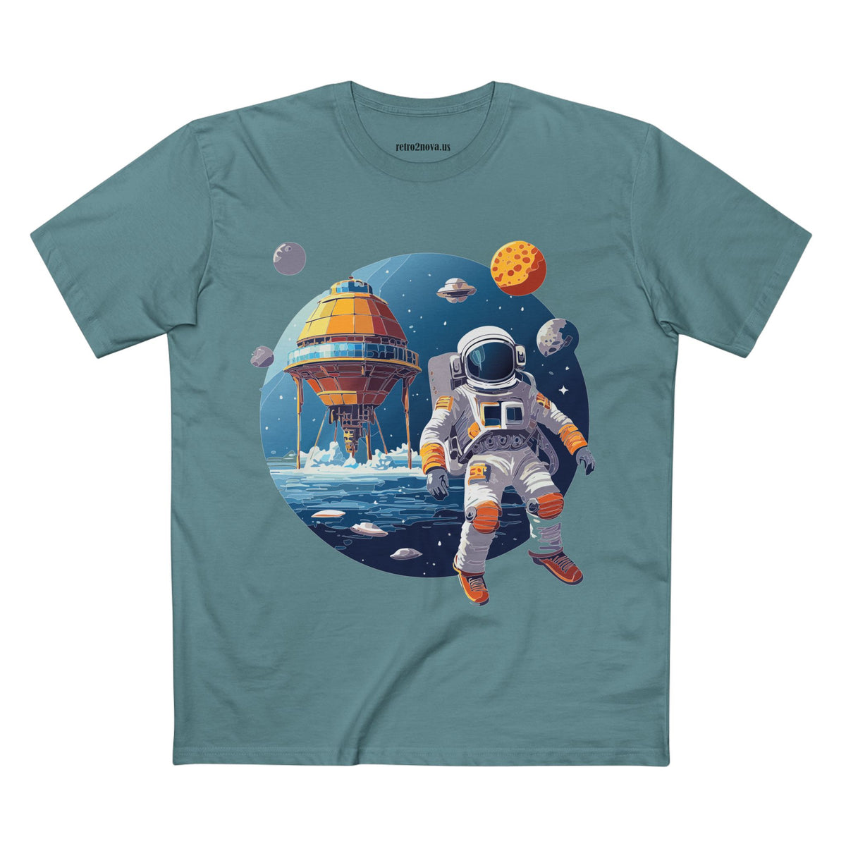 Cosmos Astronaut Graphic Tee Staple Unisex 100 Cotton Tee Shirt - CS-38