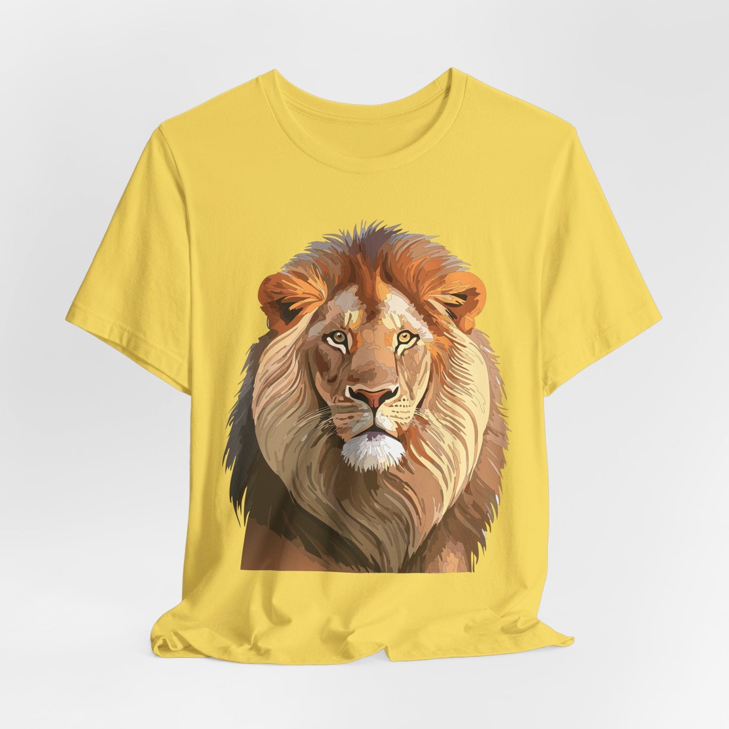 Unisex Animal Graphic Tee Shirt With Wild Animals Art Design For Everyday Wear Casual