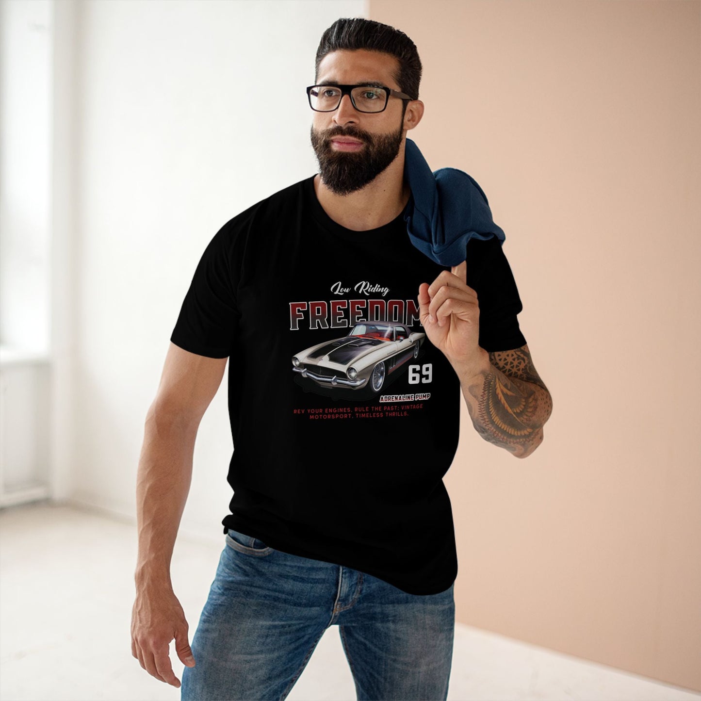 Retro Car Shirts Vintage Car Graphic Tee Unisex Premium Cotton Art Design RC8 Collection