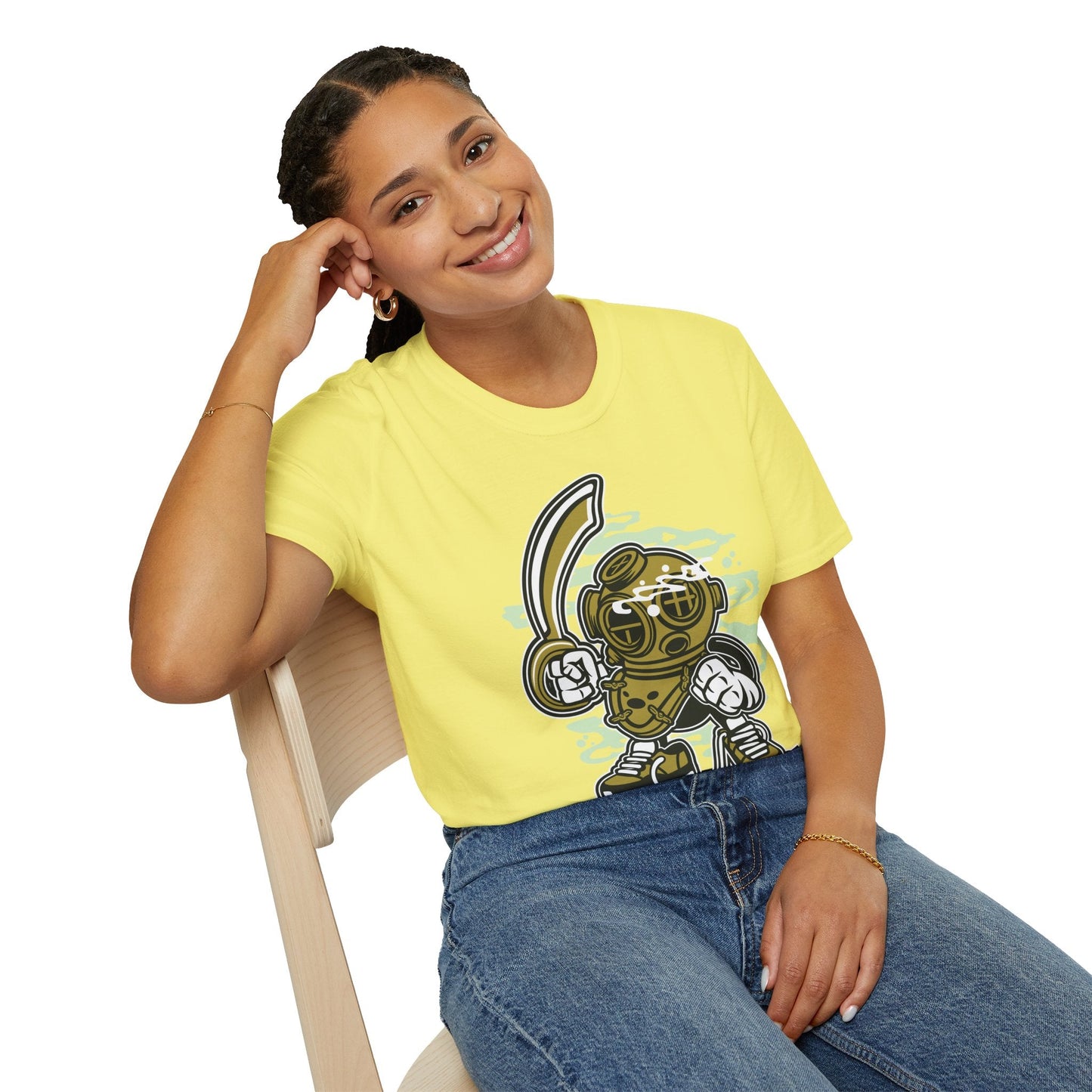 Cartoon T Shirt Animation Tee Funny Tee Shirt Unisex Gildan Softstyle Cotton Comfort