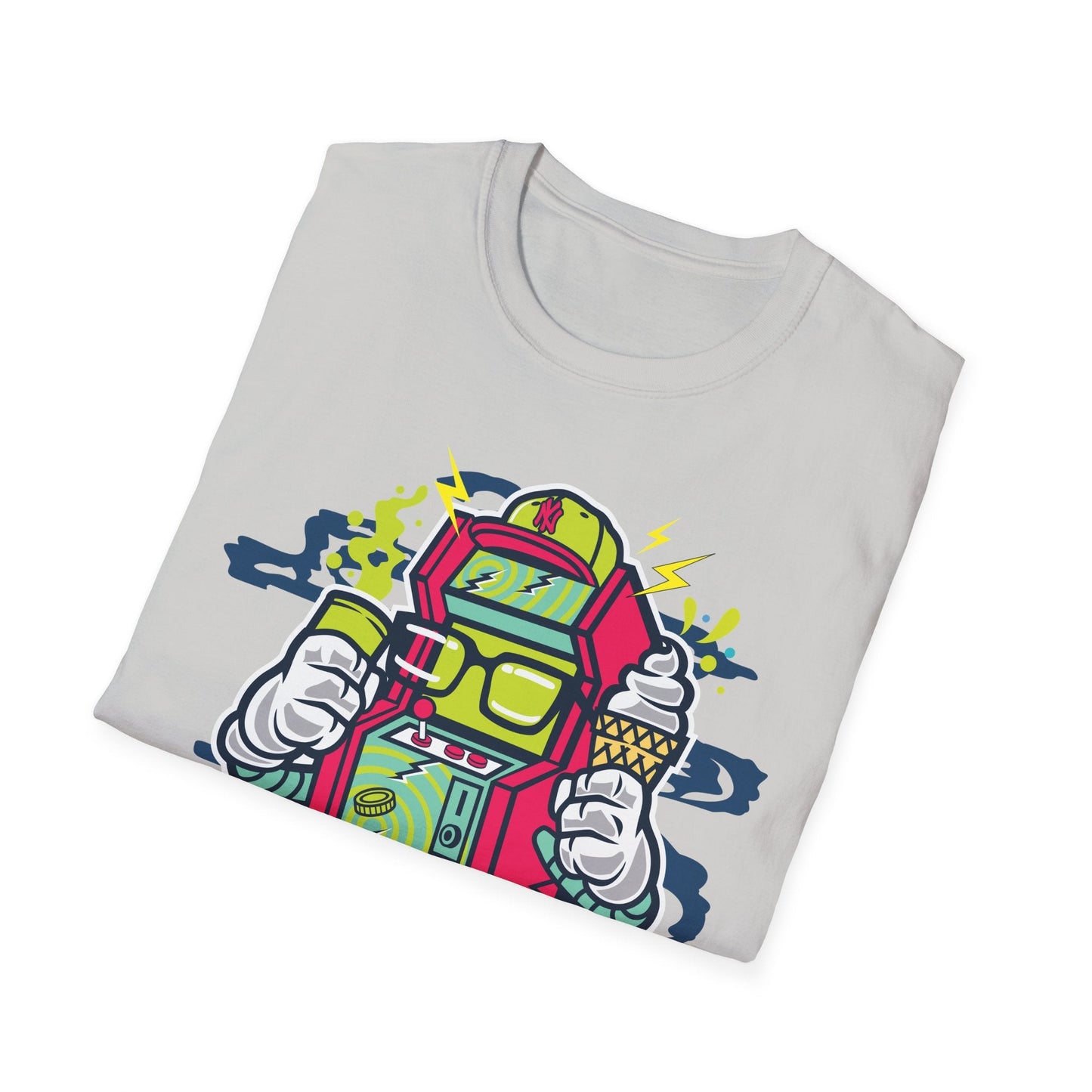 Cartoon T Shirt Animation Tee Funny Graphic Unisex Gildan Softstyle 64000 100 Percent Cotton