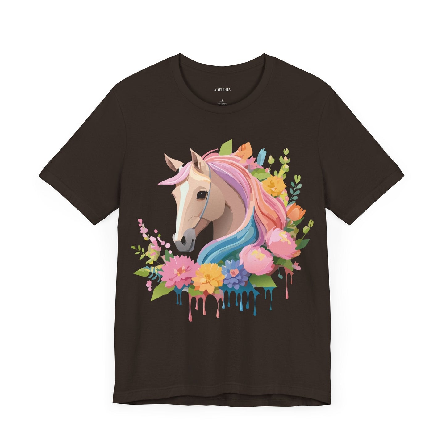Horse Graphic Unisex 100 Cotton Vintage Animal Art T-Shirt 2
