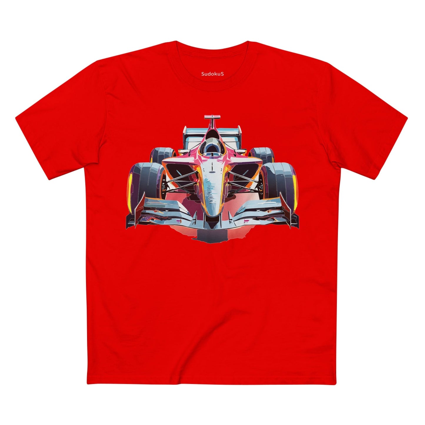 Car Graphic Unisex 100 Cotton Staple Tee 7