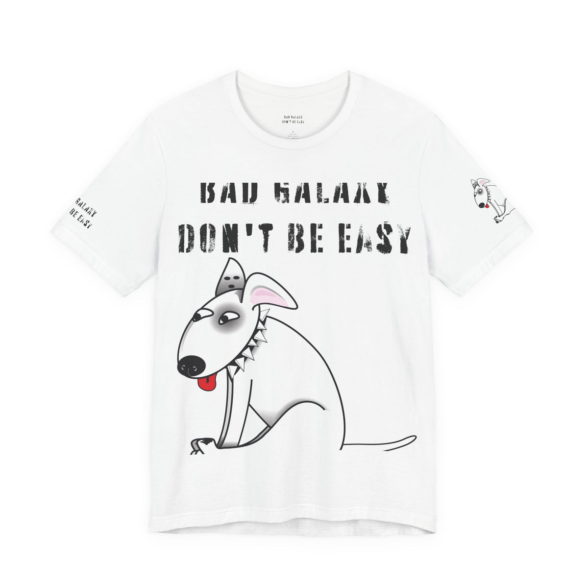 Funny Dog Graphic Unisex Cotton Bella+Canvas Tee with Art Design b86