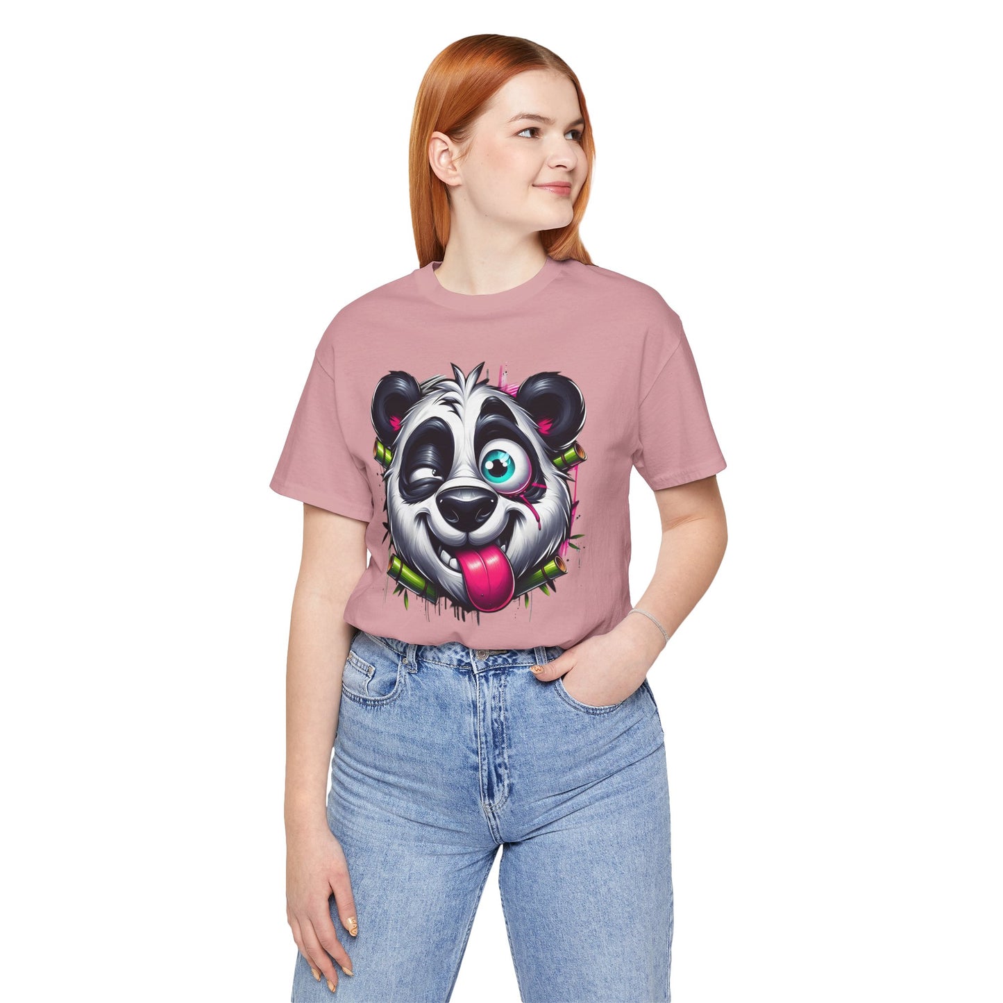 DiDi Panda Shirt, Funny Animal T-Shirt, Cartoon Top, Funny Panda Tee Shirt, Animal Tees, Art Design T-Shirt, Graphic Tee