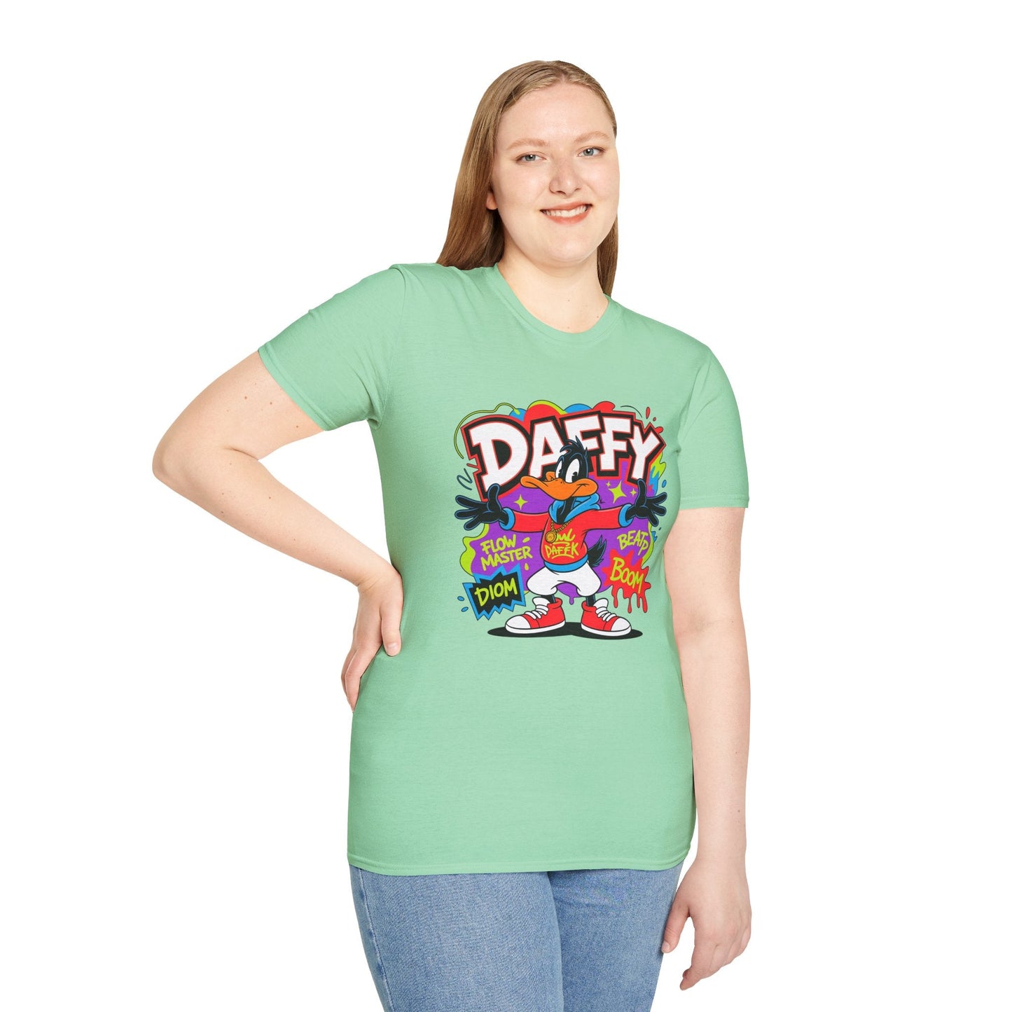 Funny Animals Cartoon T Shirt With Animation Design Gildan Softstyle 64000 Unisex Tee Collection