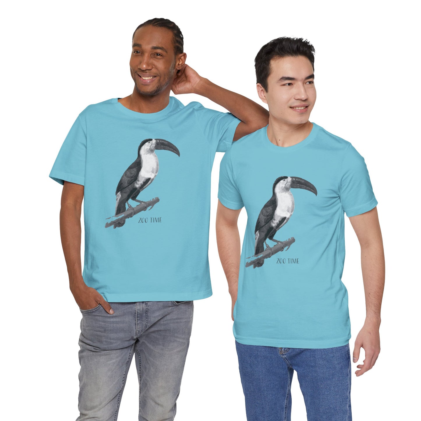 Unisex Tee Shirt with animals Print