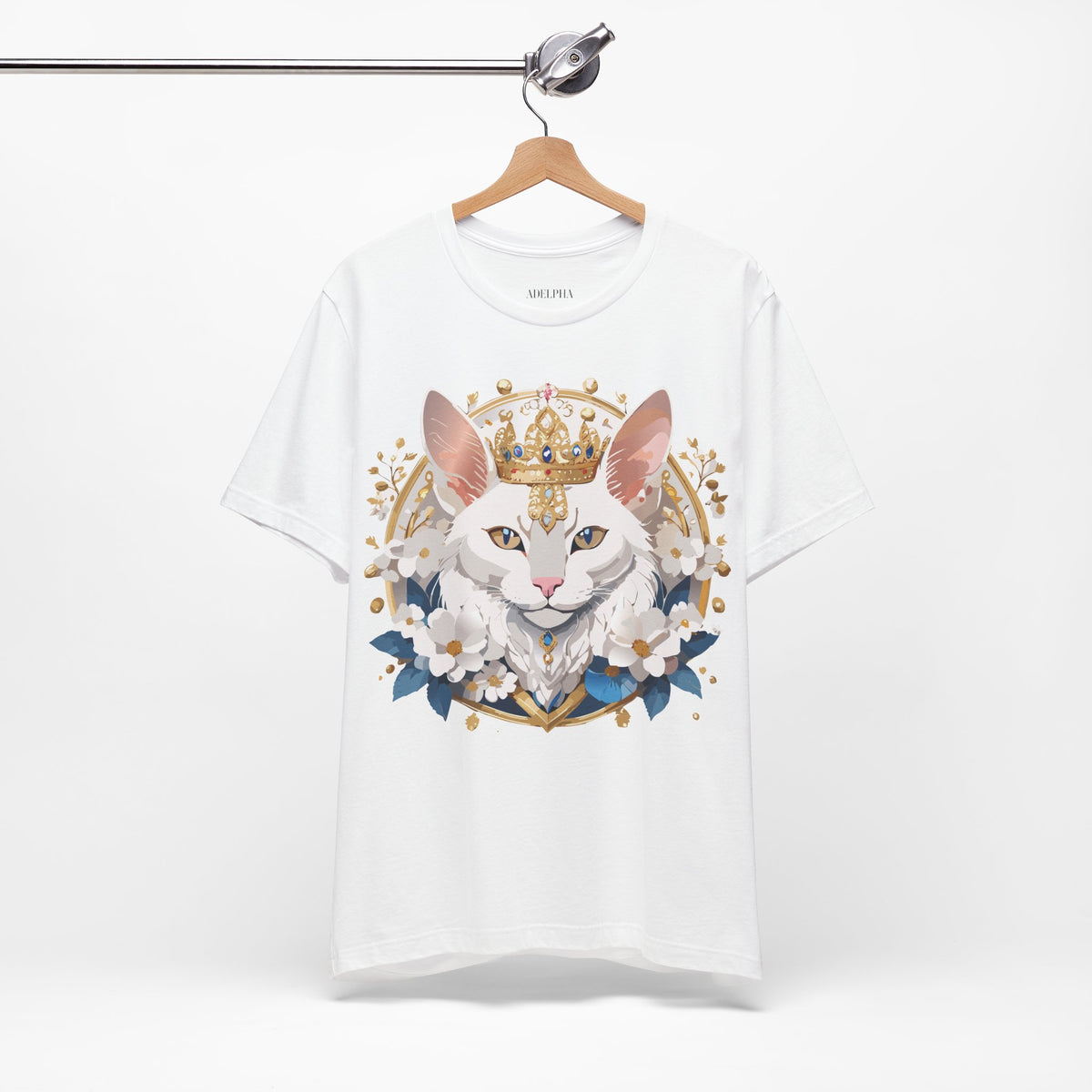 Medallion Graphic Unisex Cotton Bella+Canvas Tee with Art Design d35