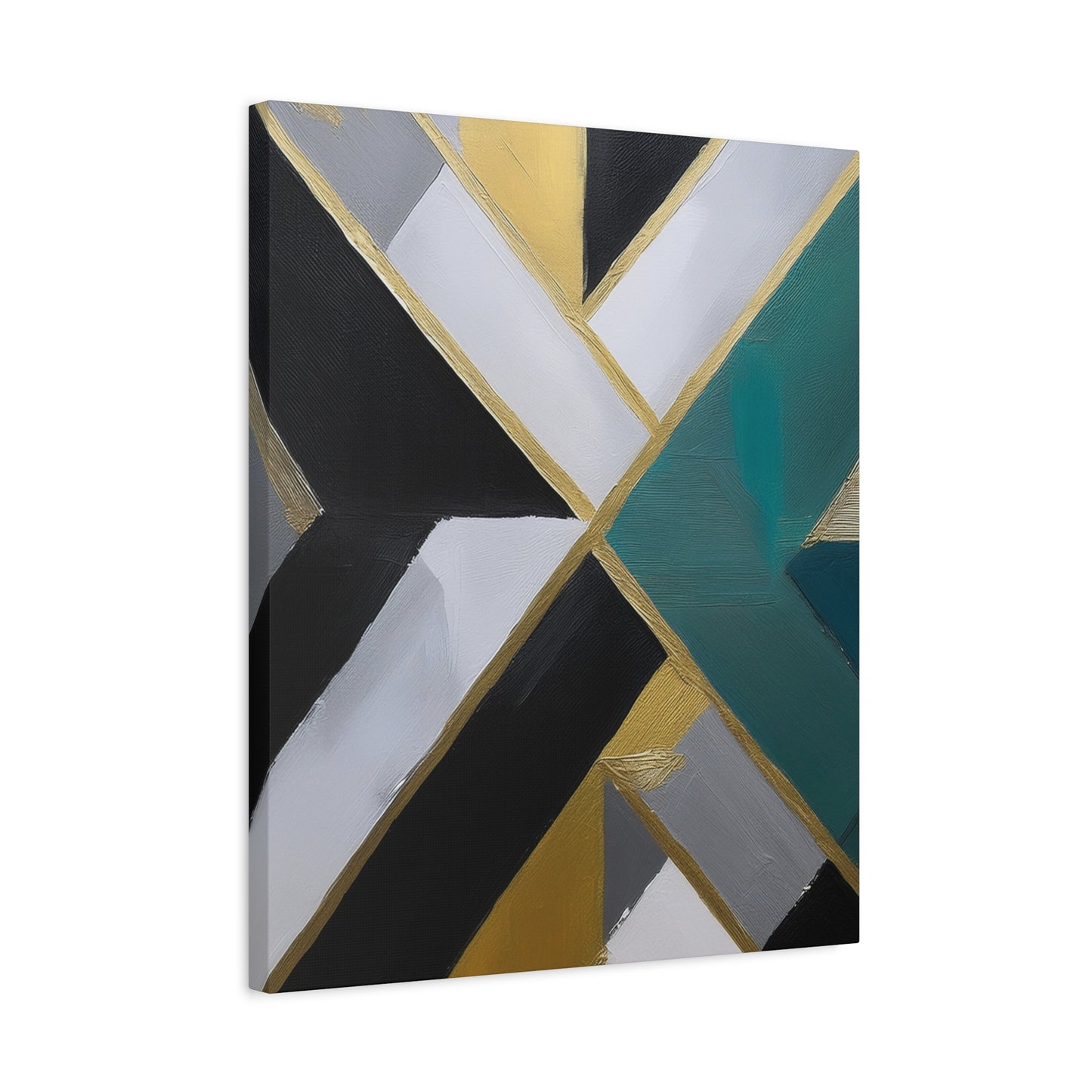 Abstract Geometric Painting Print Canvas 20x24,20x30,24x30 24x32,24x36,30x40 32x48,36x48,40x60 Pine-Wood Inner Frame ABS-76