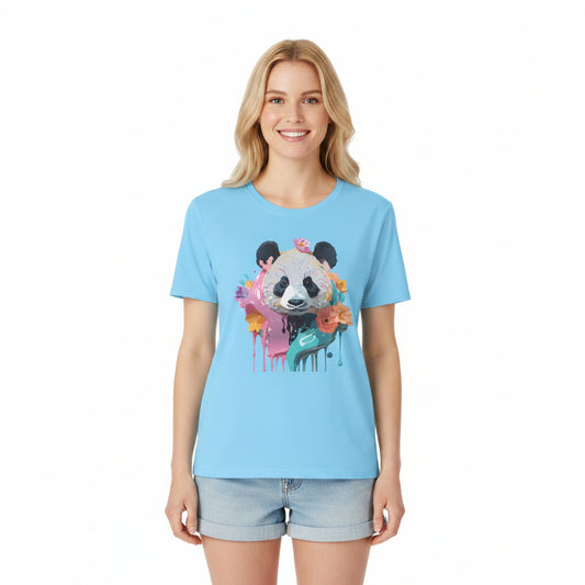 Gildan Softstyle Panda Shirt Unisex T Shirt With Panda Animal Design 100 Percent Cotton Tee