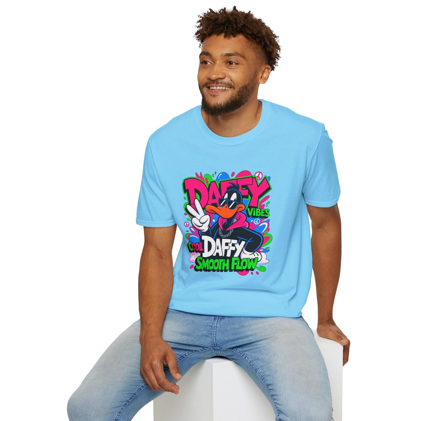 Unisex Cartoon T Shirt With Funny Animals Design Animation Tee Made From Softstyle Cotton
