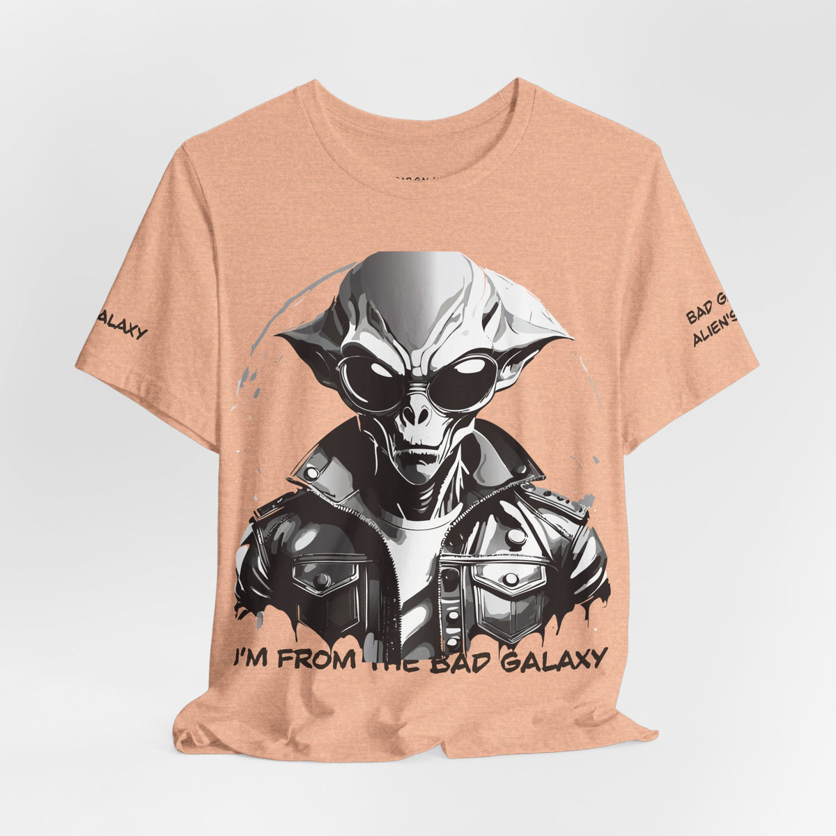 Alien Graphic Unisex Cotton Bella+Canvas Tee with Art Design b76